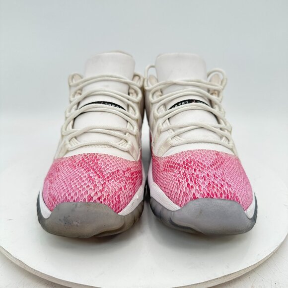 Nike Air Jordan 11 Retro Low Youth Sz 7Y Women 8.5 GS580521-108 Pink White Shoes - Picture 2 of 11